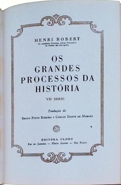 Os Grandes Processos Da História