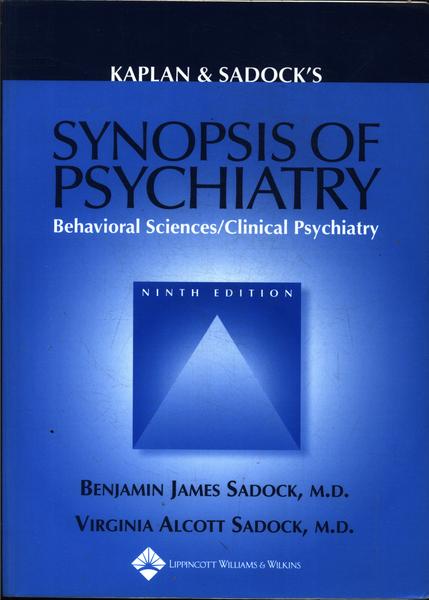 Synopsis Of Psychiatry
