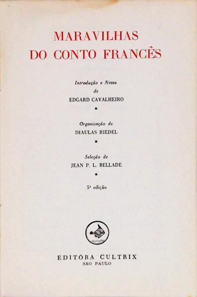 Maravilhas Do Conto Francês