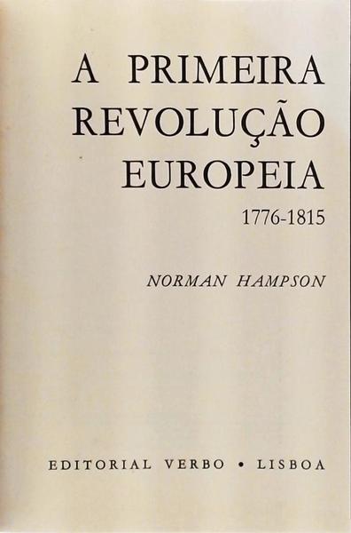 A Primeira Revolução Europeia