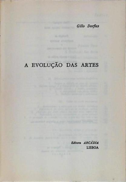 A Evolução Das Artes