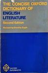 The Concise Oxford Dictionary Of English Literature