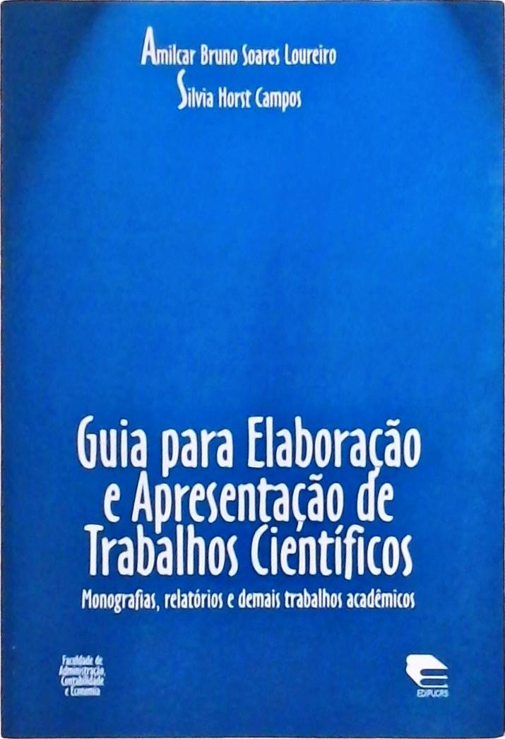 Guia Para Elaboração E Apresentação De Trabalhos Científicos (1999)