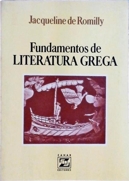 Fundamentos De Literatura Grega