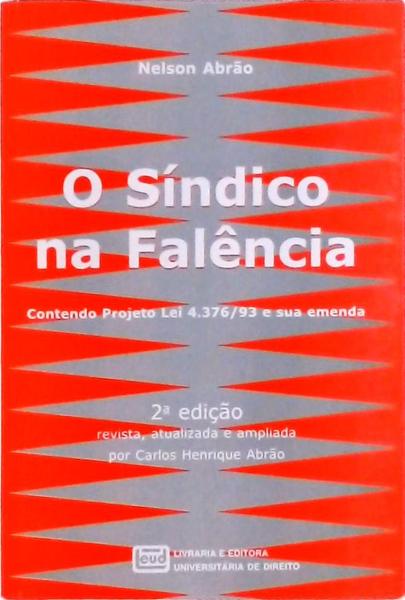 O Síndico Na Falência