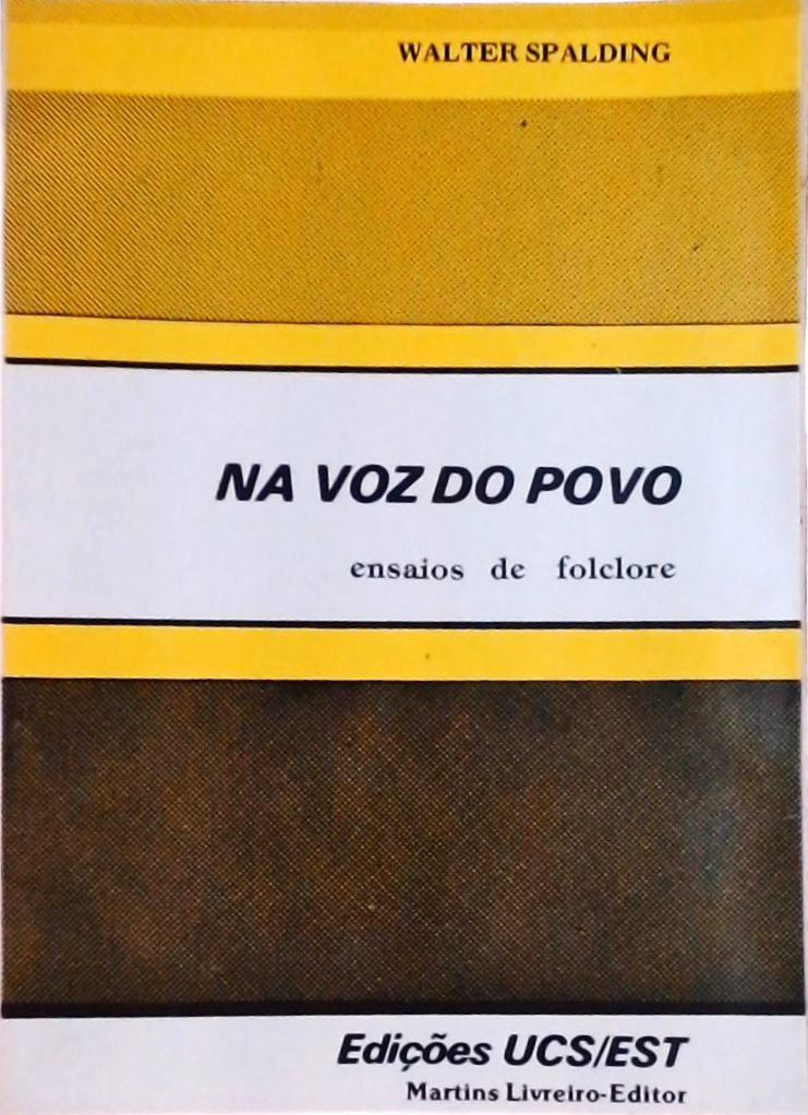 Na Voz do Povo - Ensaios de Folclore