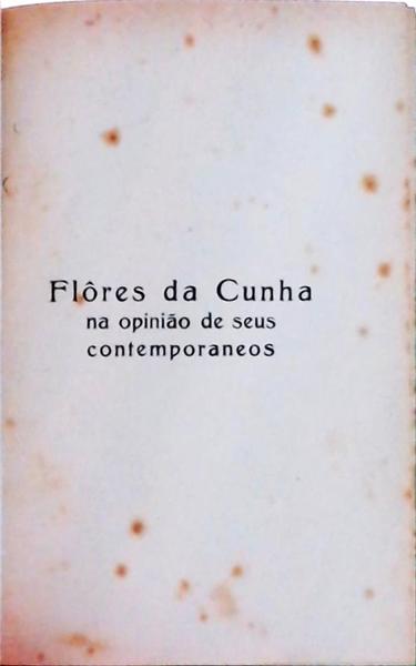 Flôres Da Cunha Na Opinião De Seus Contemporaneos