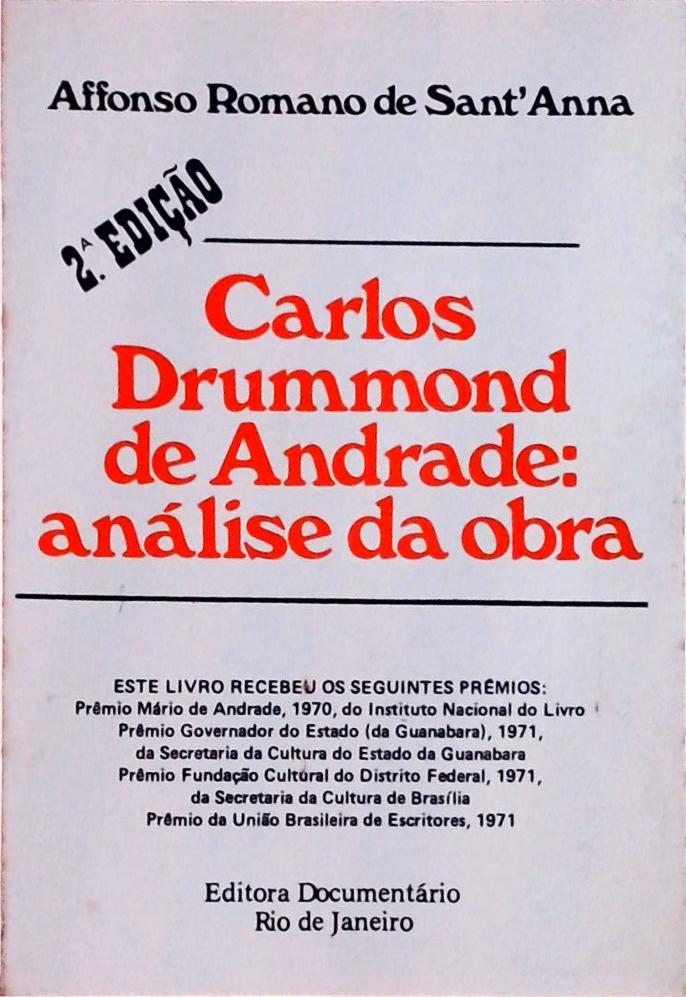 Carlos Drummond De Andrade: Análise Da Obra
