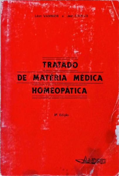 Tratado De Matéria Médica Homeopática