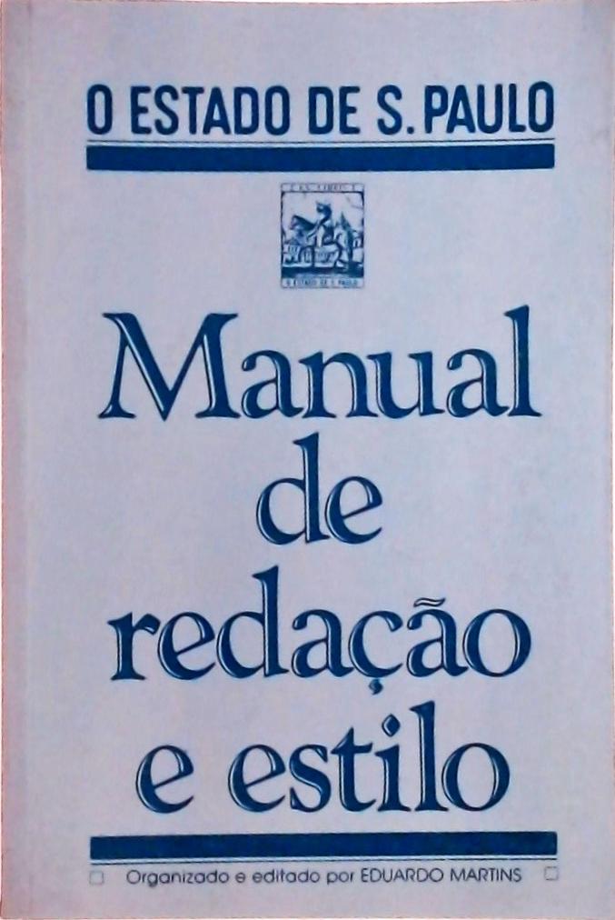 Manual de Redação e Estilo - O Estado de São Paulo