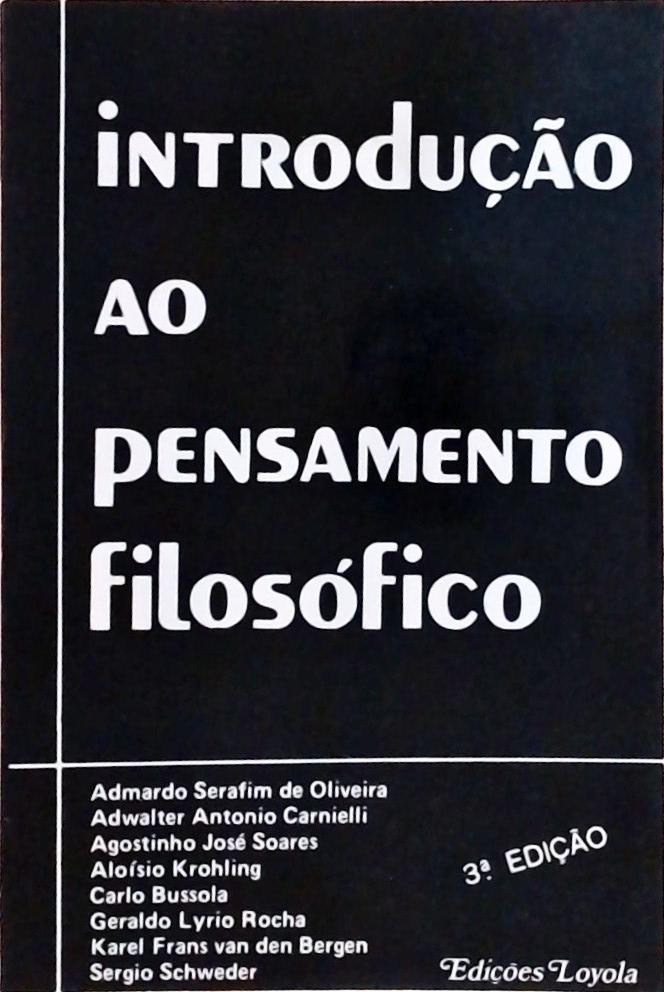 Introdução ao Pensamento Filosófico