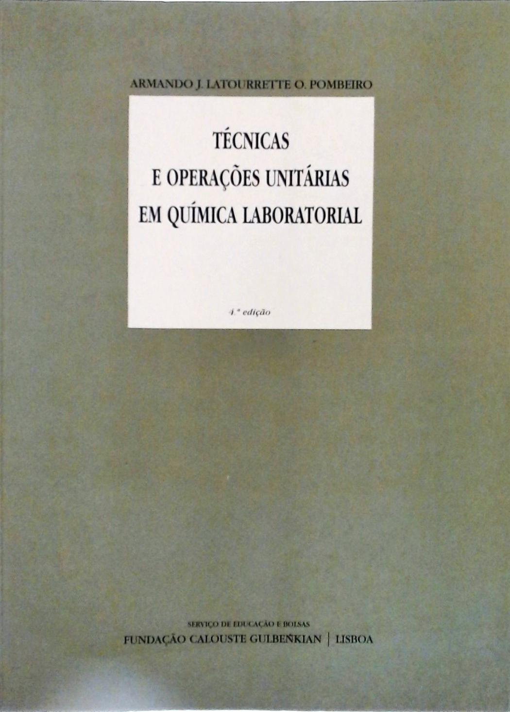 Técnicas e Operações Unitárias em Química Laboratorial (2003)
