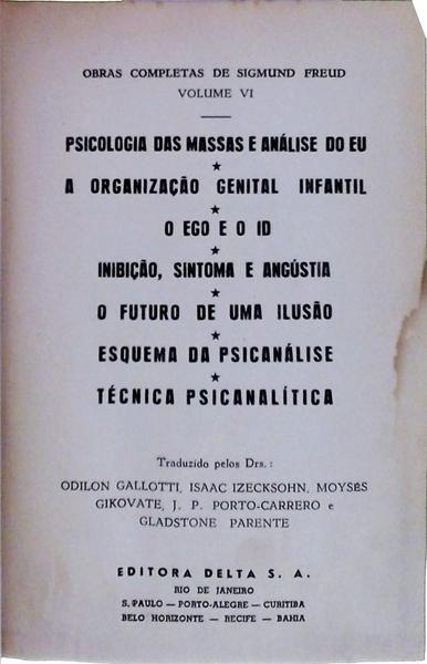 Psicologia Das Massas E Análise Do Eu - A Organização Genital Infantil - O Ego E O Id