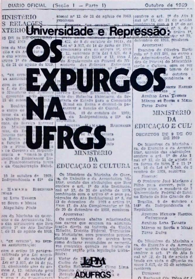 Universidade e Repressão: Os Expurgos na UFRGS