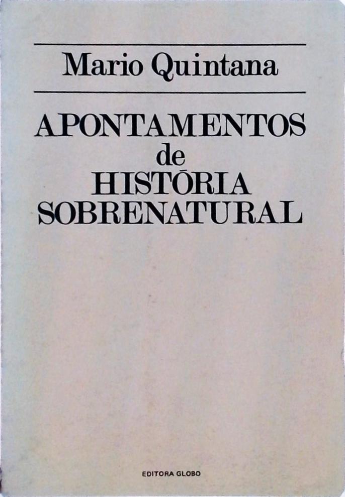 Apontamentos de História Sobrenatural