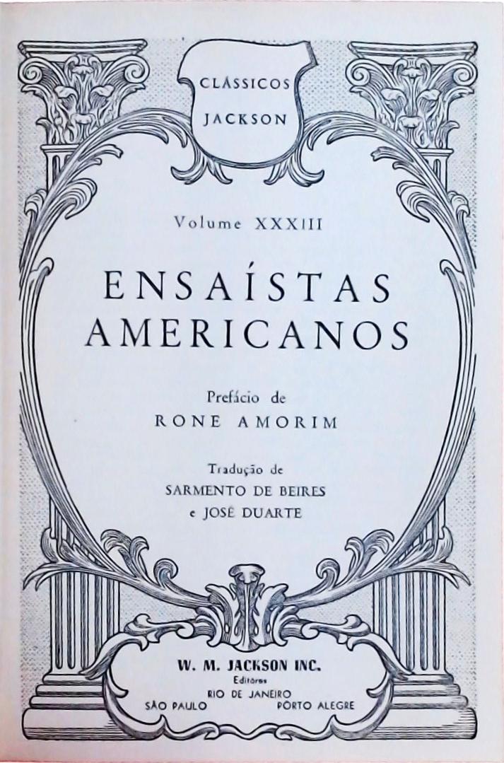 Ensaístas Americanos