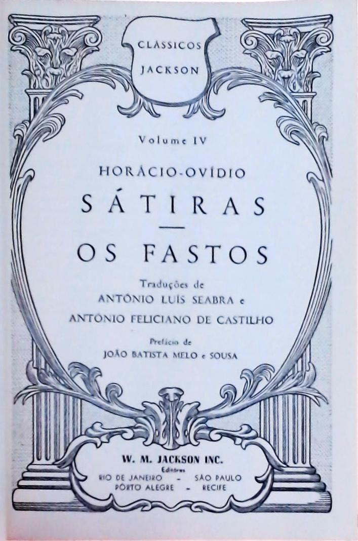 Sátiras / Os Fastos