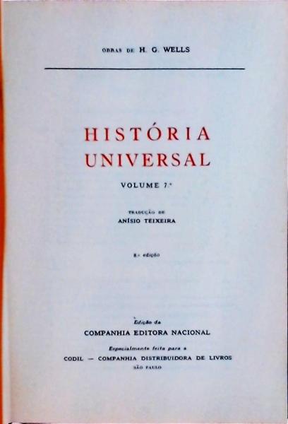 História Universal Vol 7