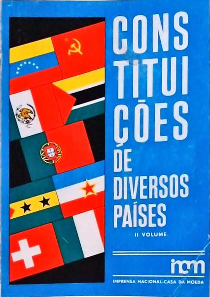 Constituições Políticas De Diversos Países Vol 2