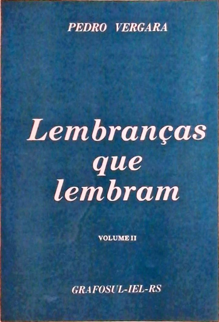 Lembranças Que Lembram Vol 2