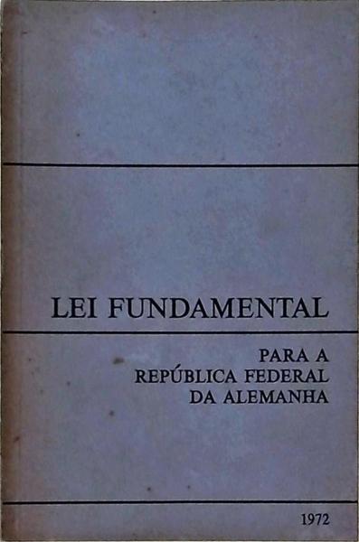 Lei Fundamental Para A República Federal Da Alemanha