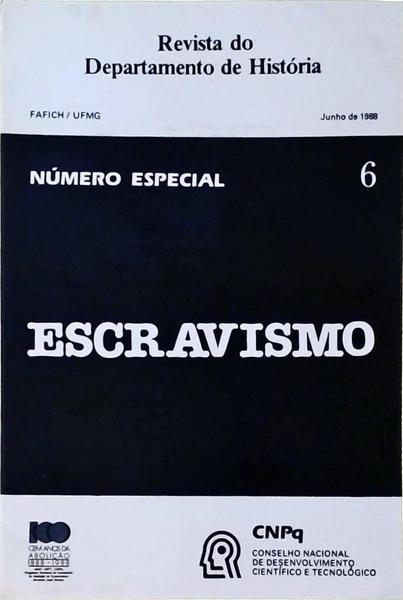 Revista No Departamento De História: Escravismo Nº6