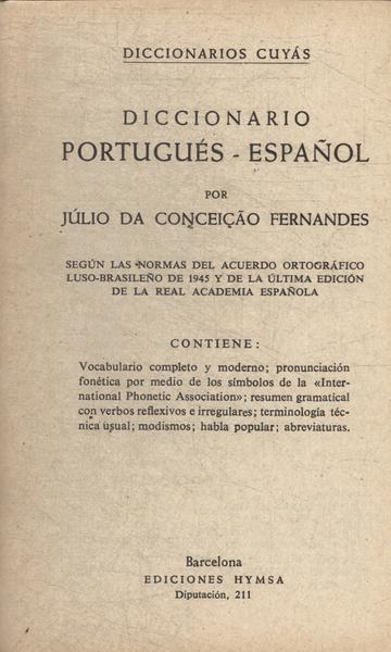 Diccionario Portugués-español Espanhol-português (1945)