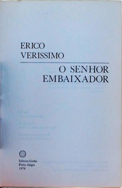 O Senhor Embaixador