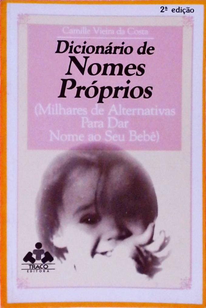 Dicionário De Nomes Próprios