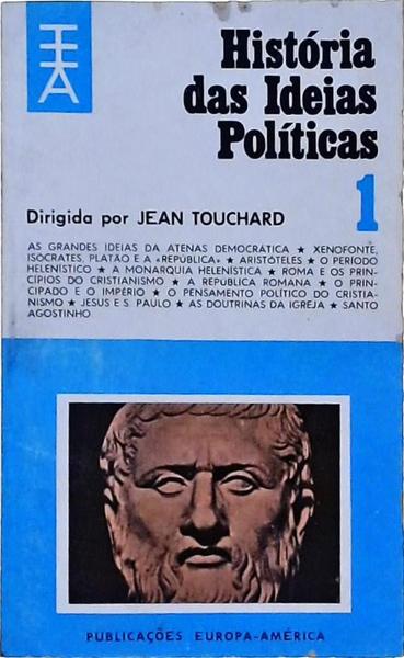 História Das Ideias Políticas Vol 1