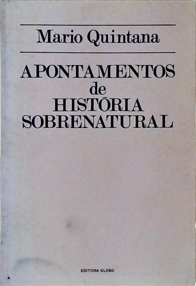 Apontamentos de História Sobrenatural