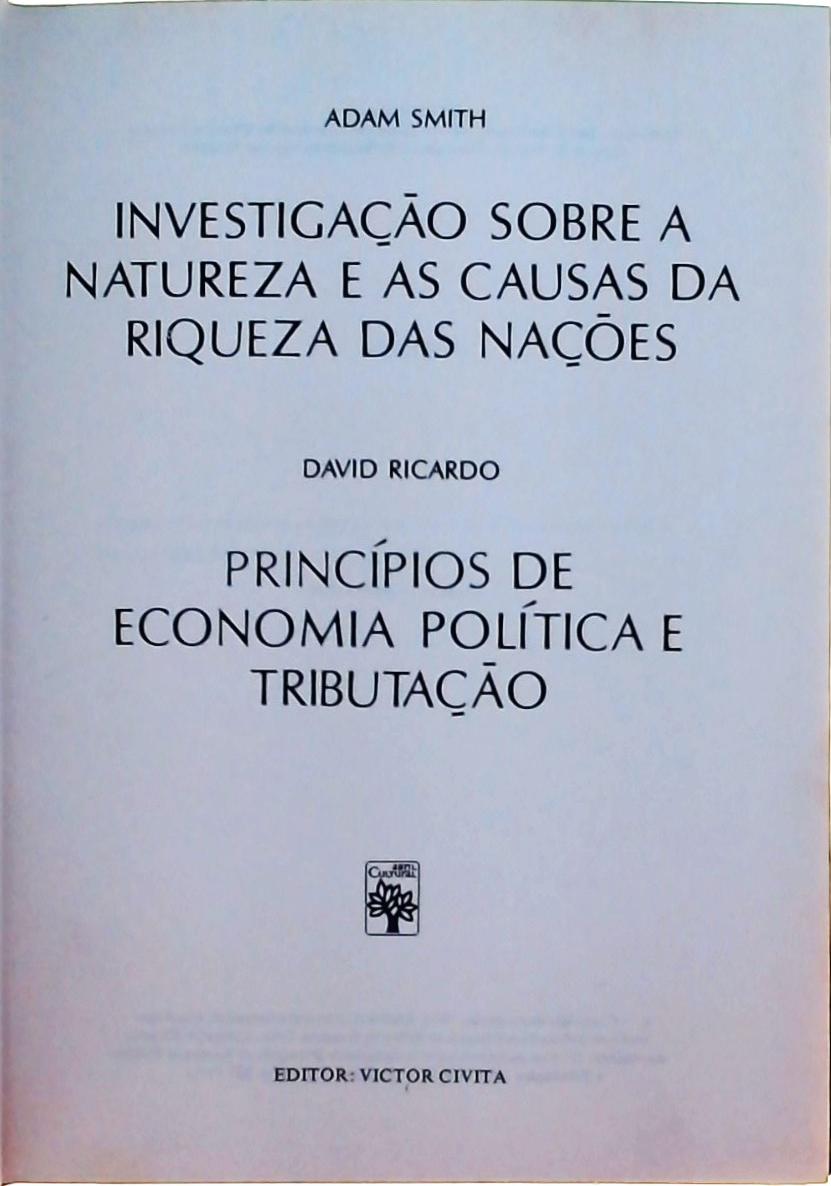 Os Economistas - Adam Smith e David Ricardo