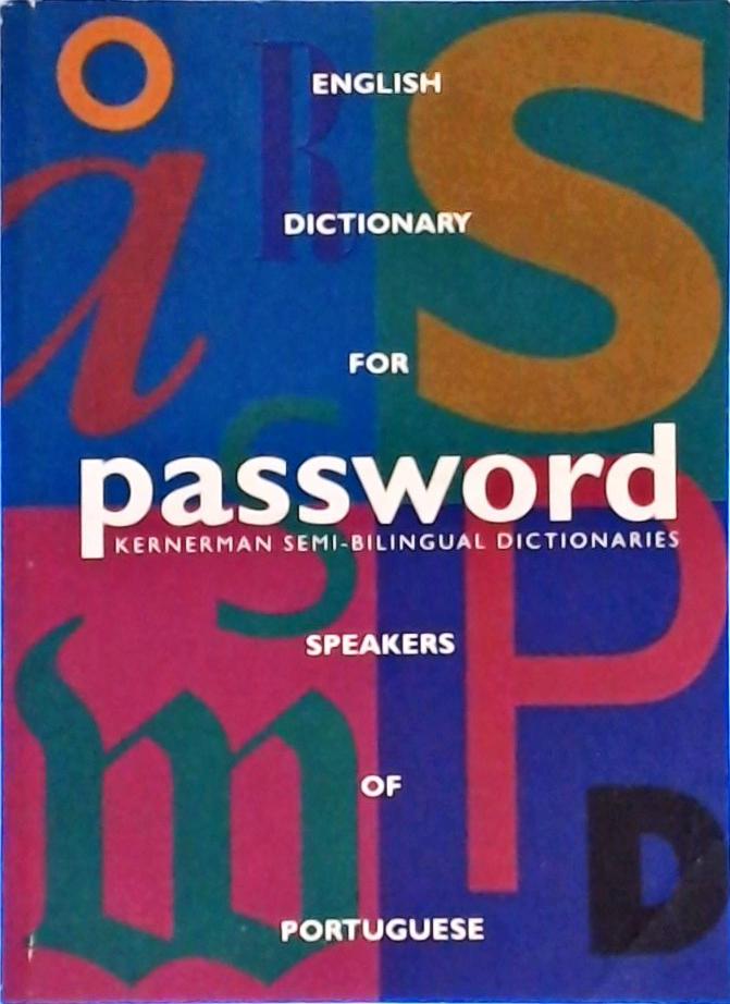 Password: English Dictionary For Speakers Of Portuguese (1996)