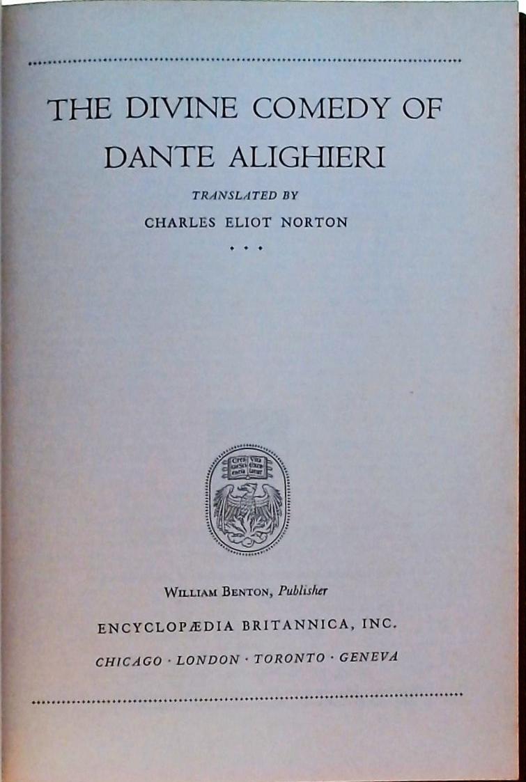 The Divine Comedy of Dante Alighieri - Great Books