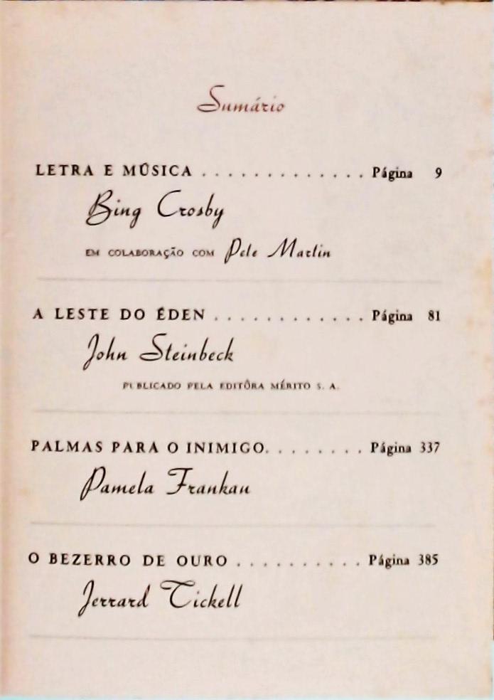 Letra e Música - A leste do Éden - Palmas para o Inimigo - O Bezerro de Ouro