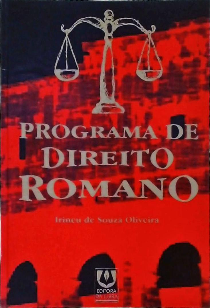 Programa de Direito Romano