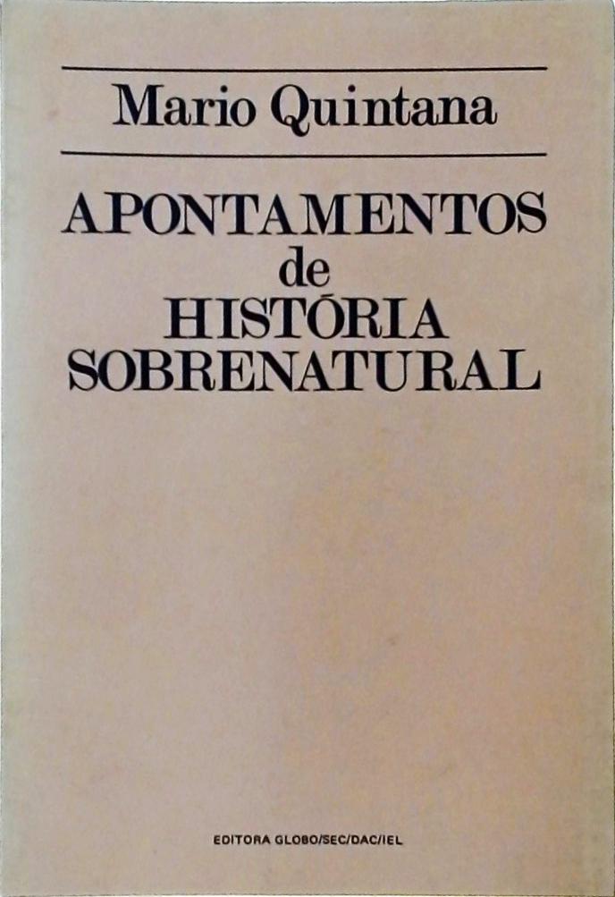 Apontamentos de História Sobrenatural