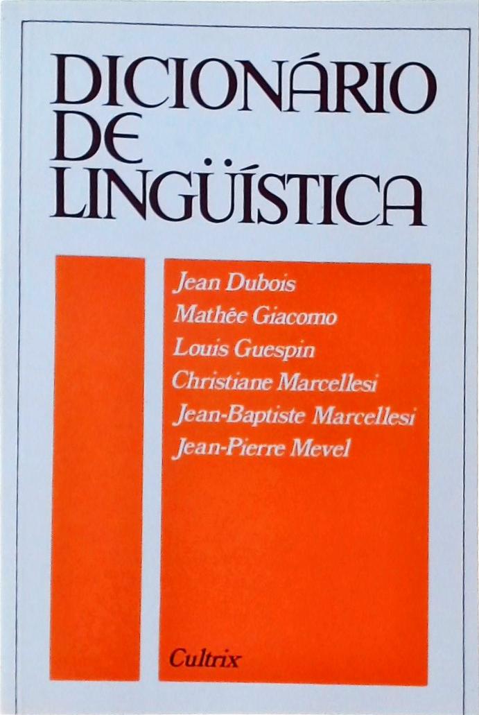Dicionário De Lingüística