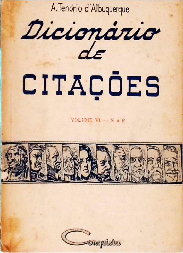 Dicionário de Citações - Vol 6