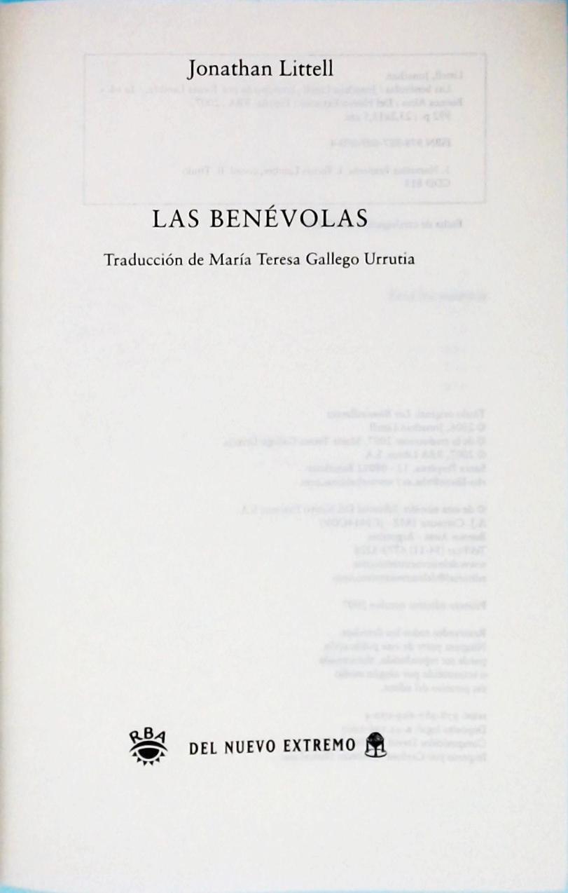 Las Benévolas