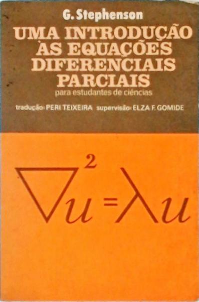 Uma Introdução Às Equações Diferenciais Parciais