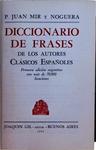 Diccionario De Frases De Los Autores Clásicos Españoles