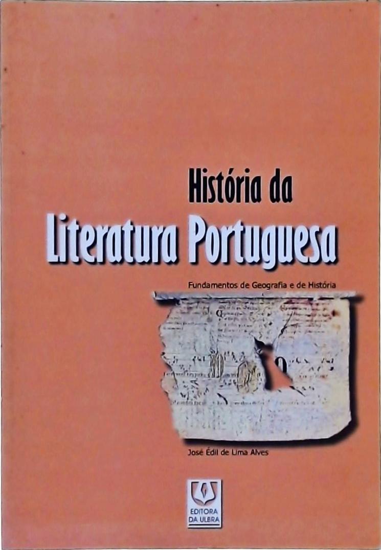 História Da Literatura Portuguesa