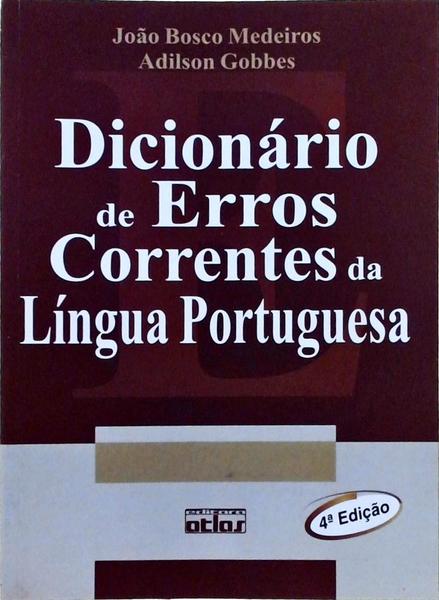 Dicionário De Erros Correntes Da Língua Portuguesa