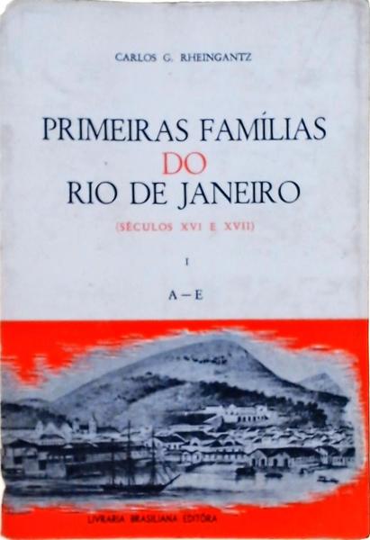 Primeiras Famílias Do Rio De Janeiro - 2 Volumes