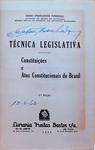 Técnica Legislativa, Constituições E Atos Constitucionais Do Brasil