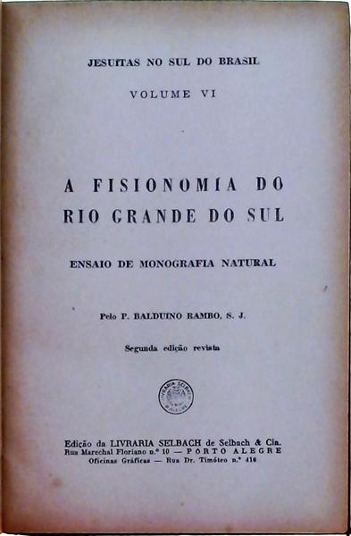 A Fisionomia Do Rio Grande Do Sul