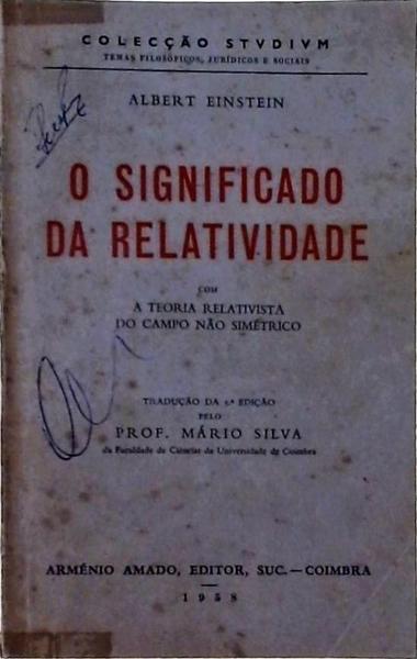 O Significado Da Relatividade