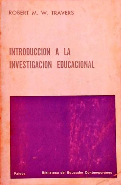 Introduccion A La Investigacion Educacional