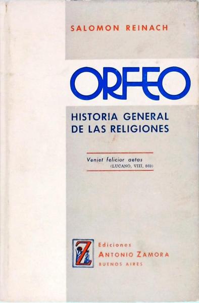 Orfeo, Historia General De Las Religiones